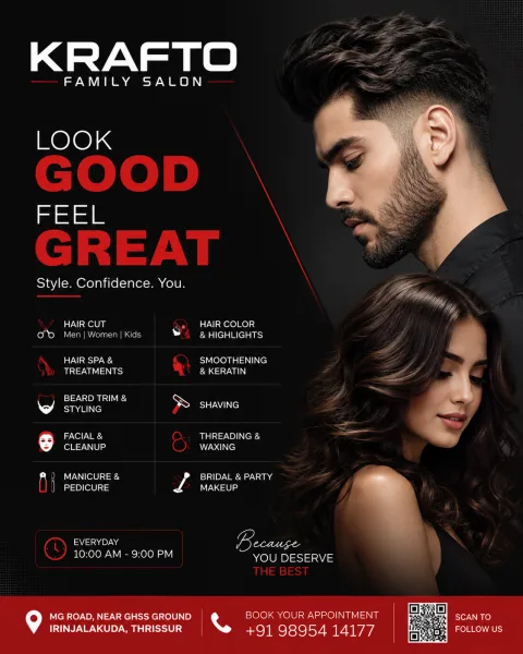 Krafto Family Salon Irinjalakuda
