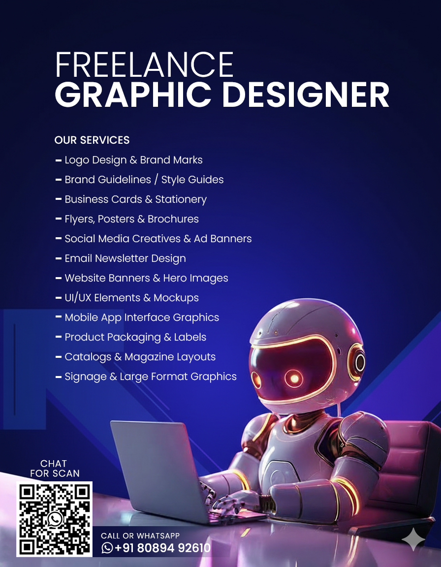 Freelance graphics designer